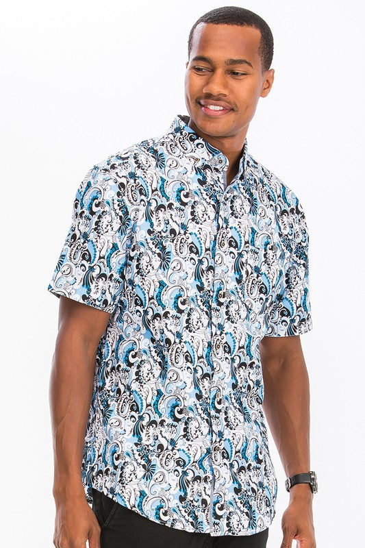 HAWAIIAN BUTTON DOWN SHIRT - Jake J Shop