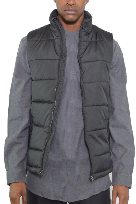 PADDED WINTER TWO TONE VEST - Jake J Shop