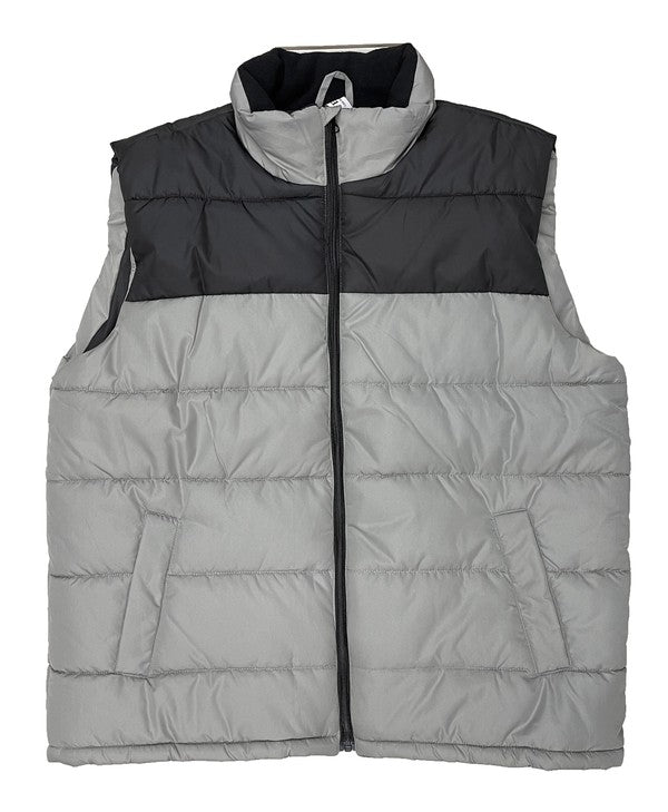 PADDED WINTER TWO TONE VEST - Jake J Shop