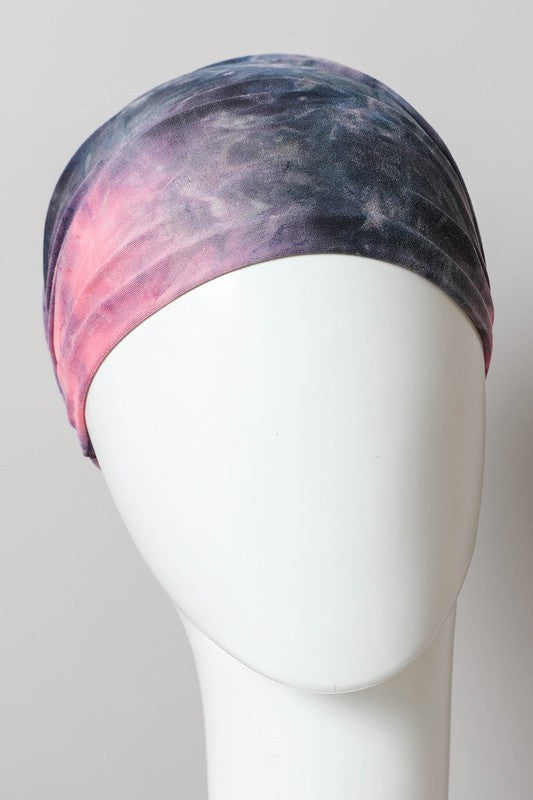 Wide Band Tie Dye Headwrap - Jake J Shop