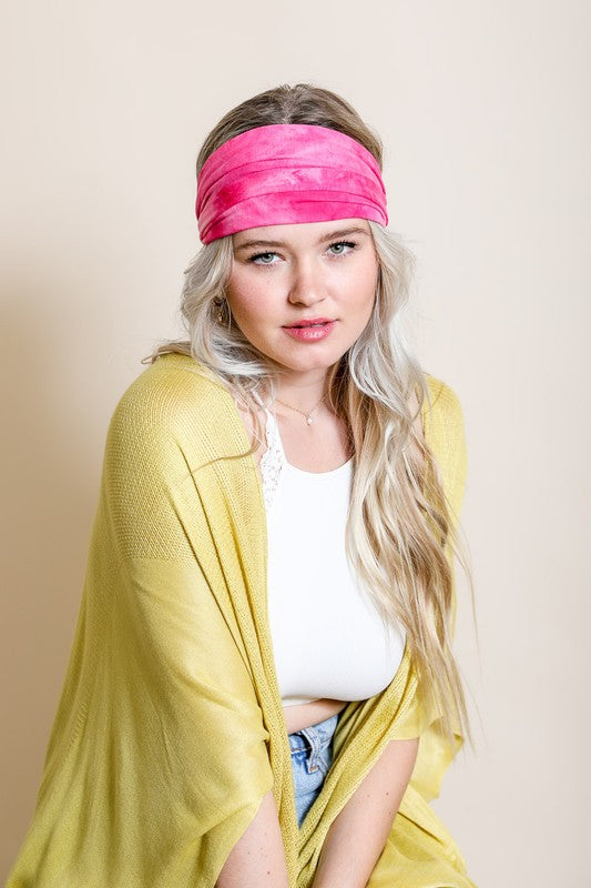 Wide Band Tie Dye Headwrap - Jake J Shop