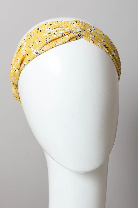 Floral Trailing Vine Twist Headwrap - Jake J Shop