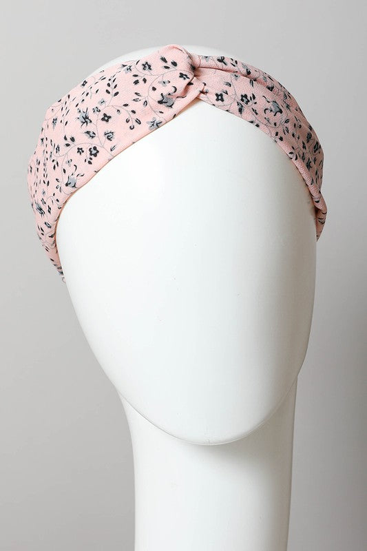 Floral Trailing Vine Twist Headwrap - Jake J Shop