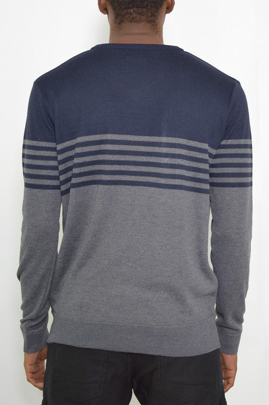 Weiv Mens Knit VNeck Pullover Sweater - Jake J Shop