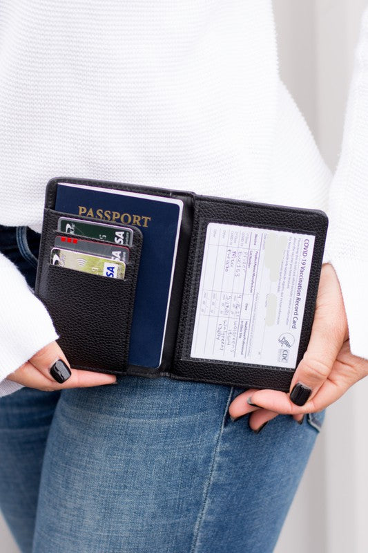 Passport and Vaccine Credit Card Wallet - Jake J Shop