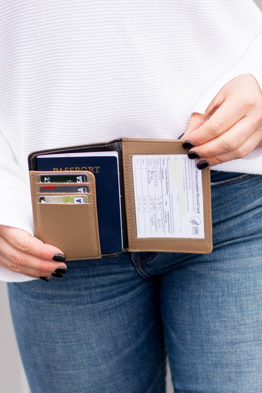 Passport and Vaccine Credit Card Wallet - Jake J Shop