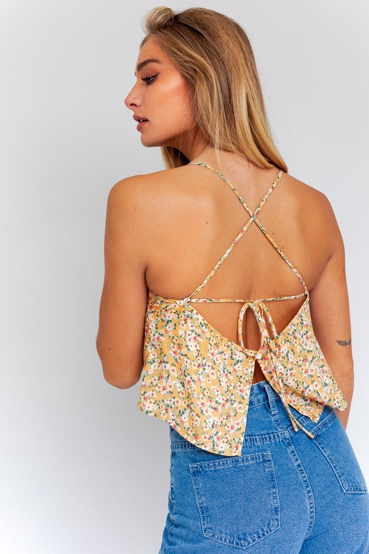 Open Back Cami Top - Jake J Shop