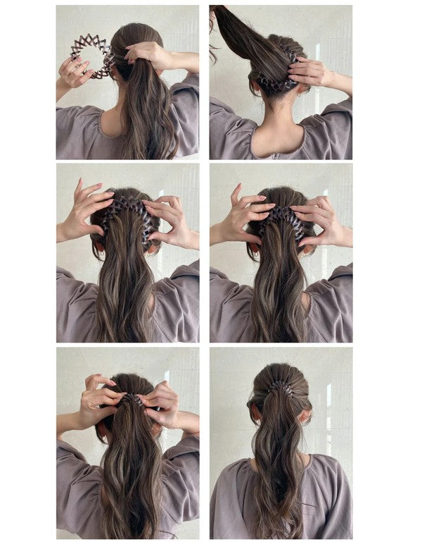 Matte color Pony Tail or Bun Hair Holder - Jake J Shop