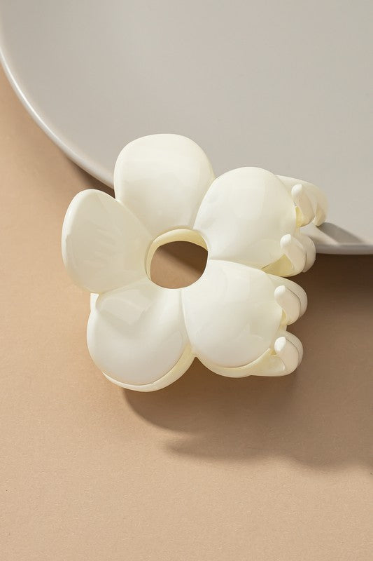 large flower hair claw clip - Jake J Shop