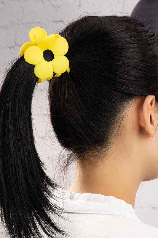 large flower hair claw clip - Jake J Shop