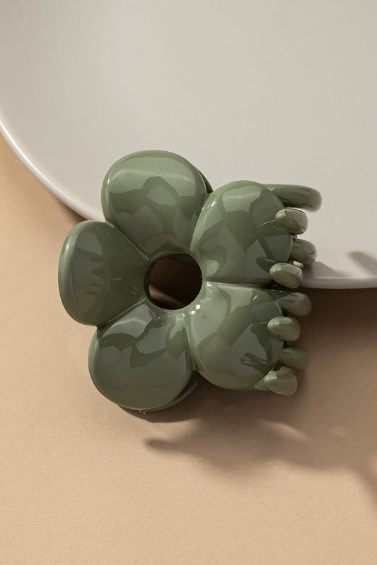 large flower hair claw clip - Jake J Shop