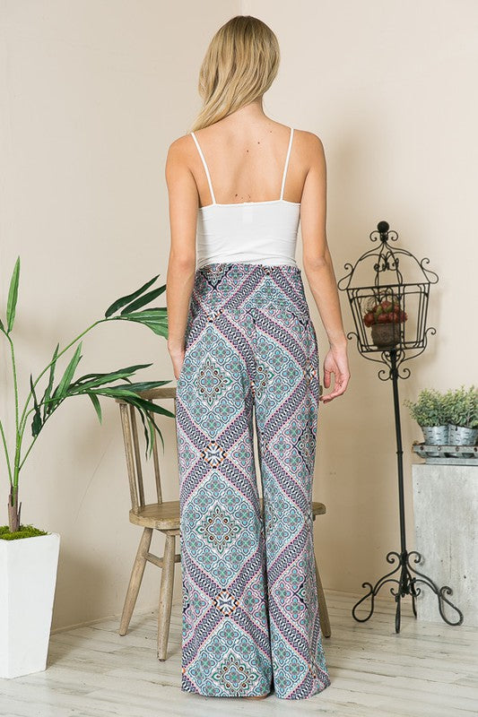 Smocked Wide Leg Pants - Jake J Shop