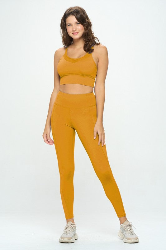 Activewear Set Top and Leggings - Jake J Shop