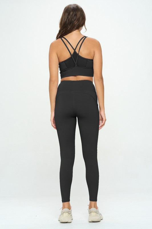 Activewear Set Top and Leggings - Jake J Shop