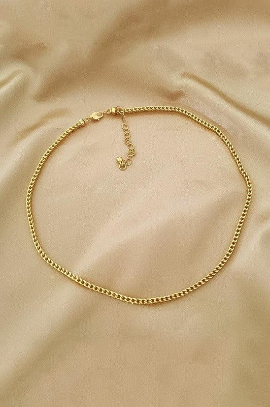 Real gold dipped braided chain necklace - Jake J Shop