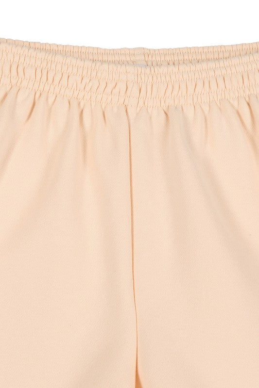 Cream sweat shorts - Jake J Shop