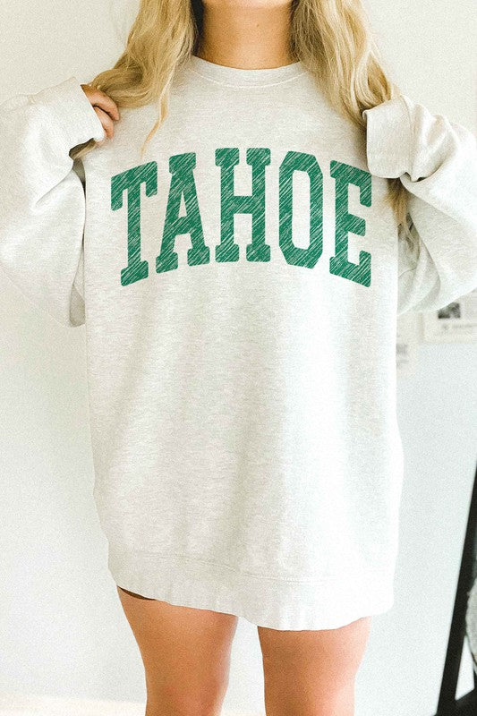 TAHOE CALIFORNIA NEVADA OVERSIZED SWEATSHIRT - Jake J Shop