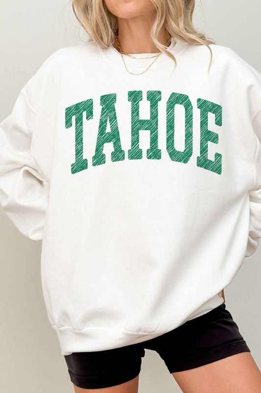 TAHOE CALIFORNIA NEVADA OVERSIZED SWEATSHIRT - Jake J Shop