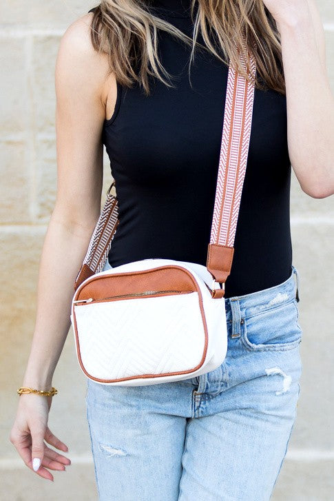 Everly Vegan Leather Camera Crossbody