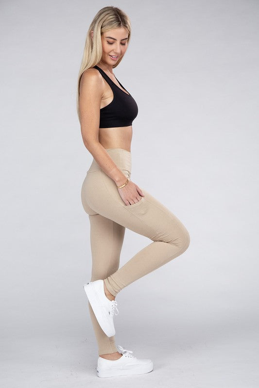 Active Leggings Featuring Concealed Pockets - Jake J Shop