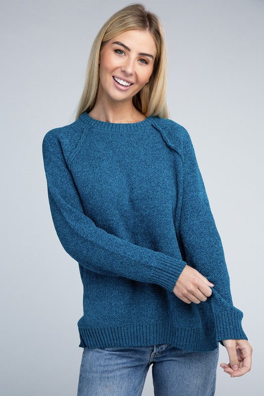 Raglan Chenille Sweater