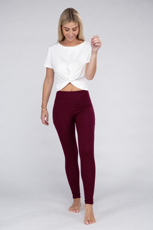 Active Leggings Featuring Concealed Pockets - Jake J Shop