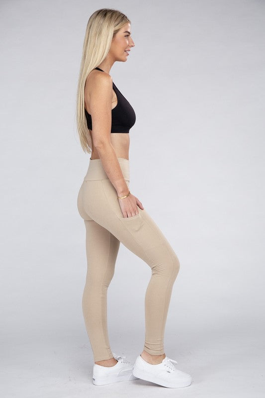 Active Leggings Featuring Concealed Pockets - Jake J Shop