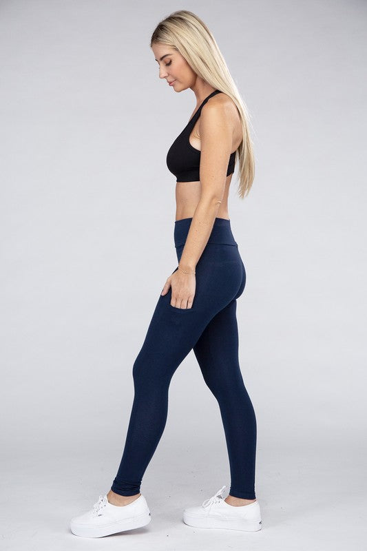 Active Leggings Featuring Concealed Pockets - Jake J Shop