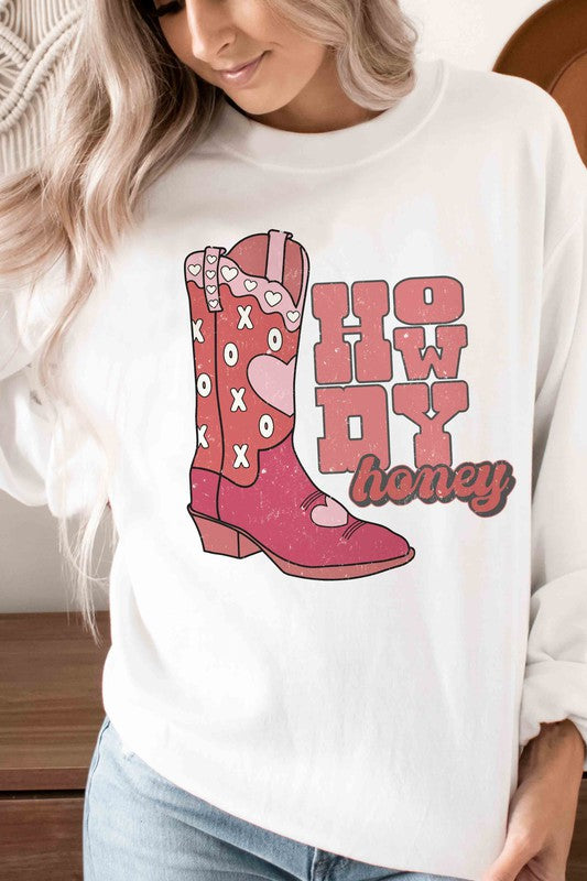 HOWDY HONEY Graphic Sweatshirt - Jake J Shop