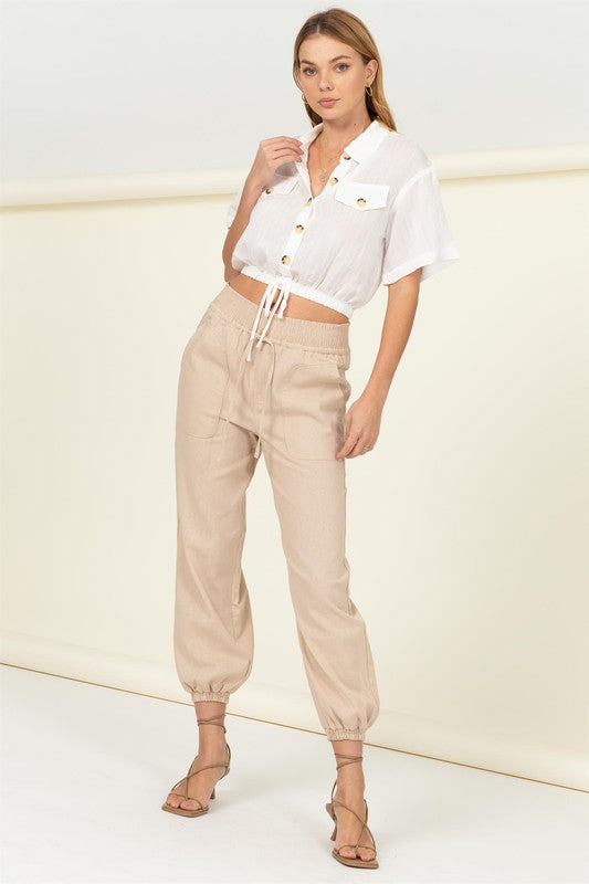 Pause and Reflect High Waist Pants - Jake J Shop