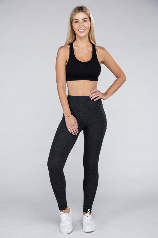 Active Leggings Featuring Concealed Pockets - Jake J Shop