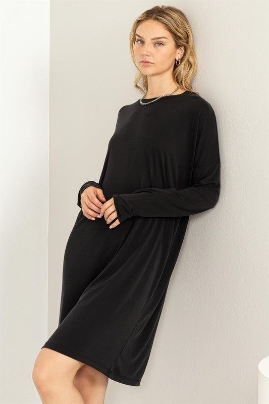 Class and Charm Oversized Midi Dress