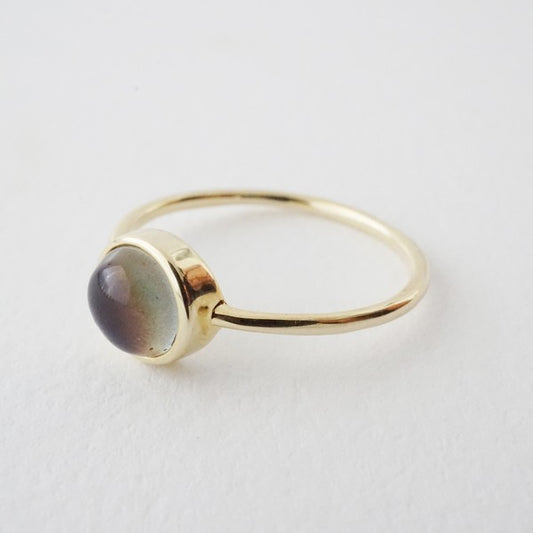 Mini Mood Ring plated with 18k gold - Jake J Shop