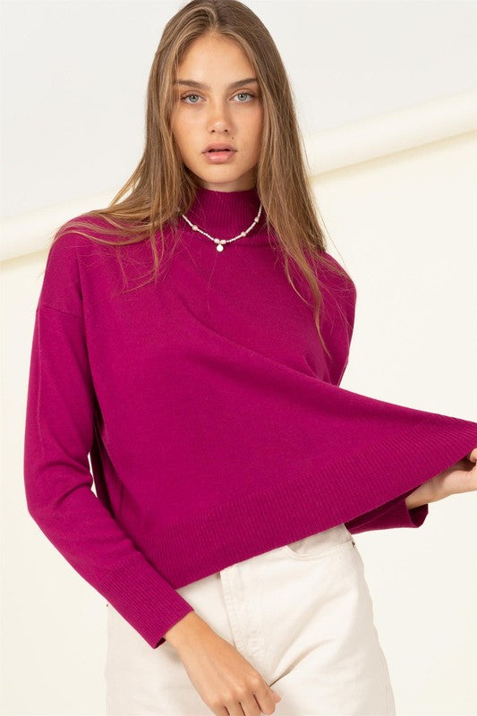 Warm Personality High-Neckline Sweater - Jake J Shop