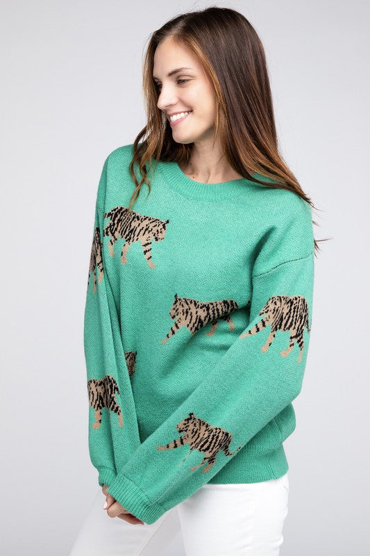 Tiger Pattern Sweater