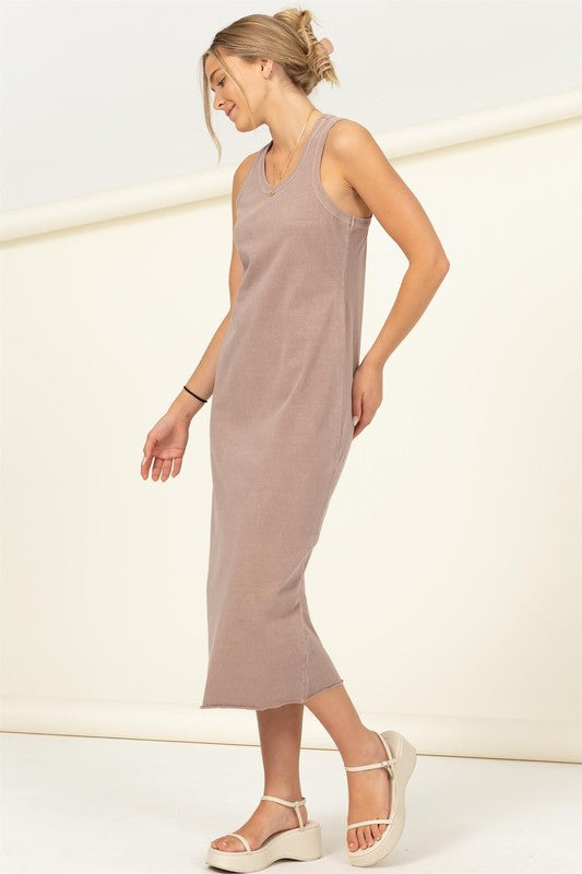 Fun Day Sleeveless Shift Midi Dress - Jake J Shop