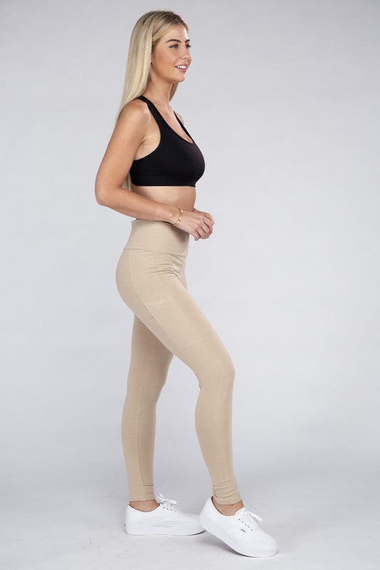 Active Leggings Featuring Concealed Pockets - Jake J Shop