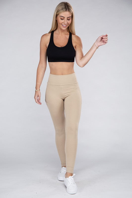 Active Leggings Featuring Concealed Pockets - Jake J Shop