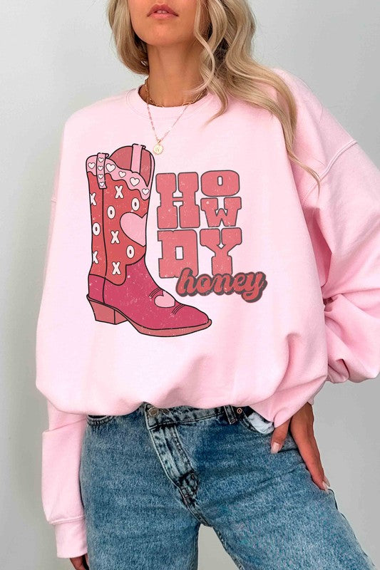 HOWDY HONEY Graphic Sweatshirt - Jake J Shop