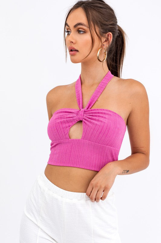 Halter Bandeau Crop Top - Jake J Shop