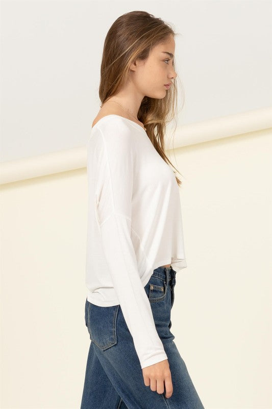 Love Me Right V Neck Loose Fit Top - Jake J Shop