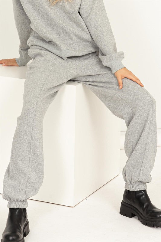 Cute Take High-Waisted Pintuck Sweatpants - Jake J Shop