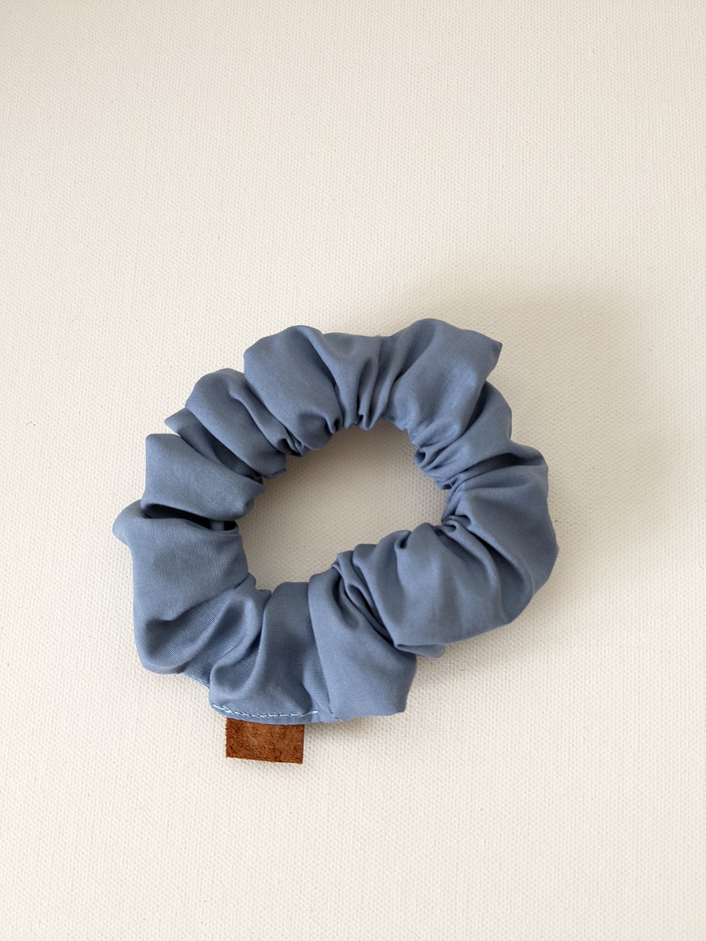 Handmade Asul Mini Everyday Scrunchie